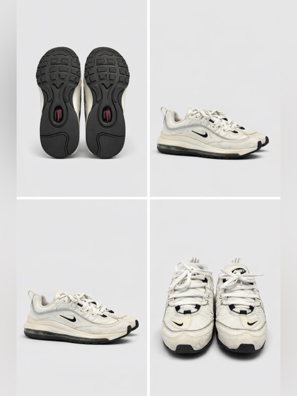 Nike Air Max Axis Women’s 6.5 White Black Sneakers Running Shoes AH6799-102